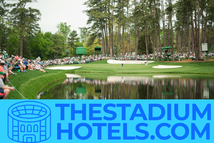 Golf course at sunrise, similar to Augusta National